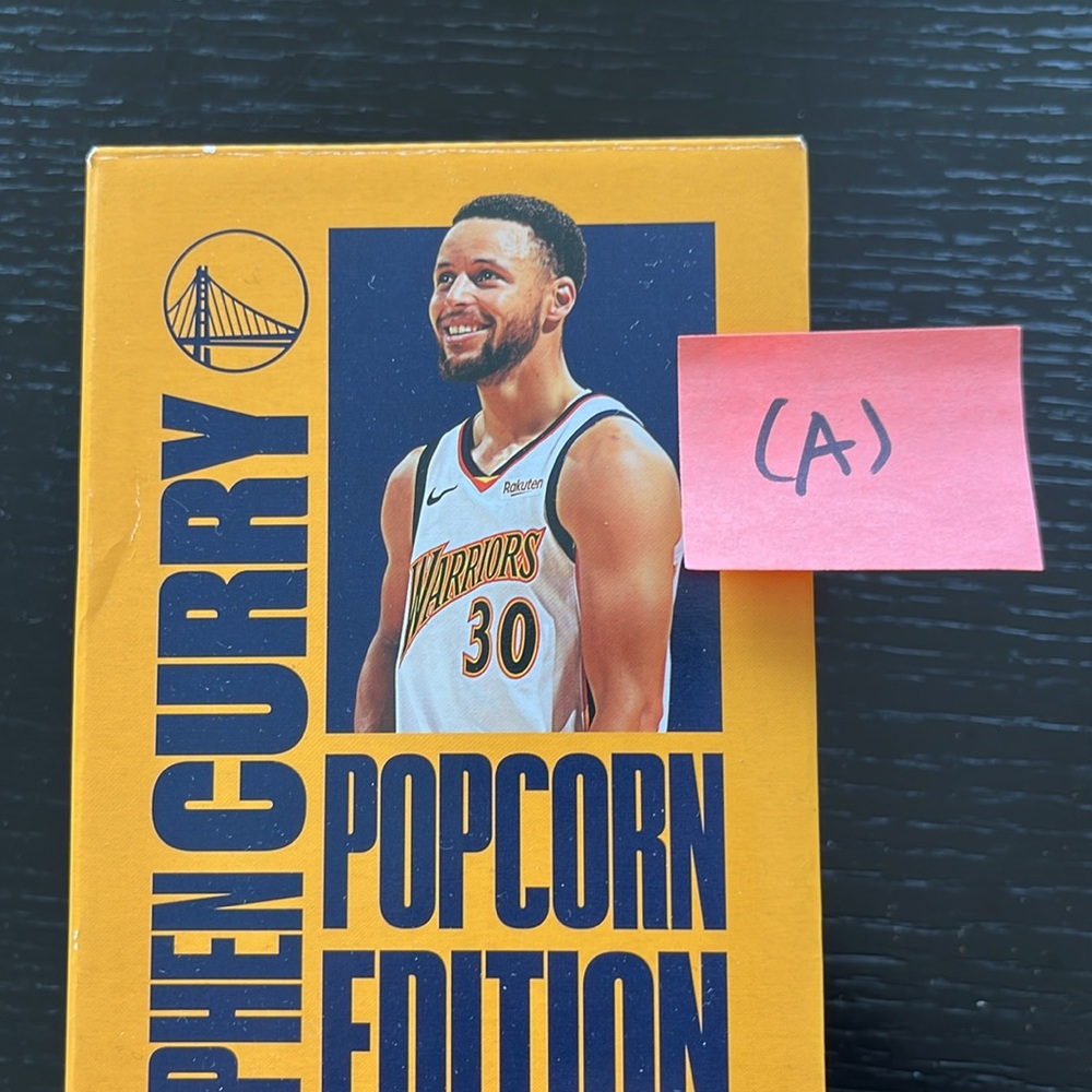 Stephen Curry POPCORN EDITION Bobblehead 2019 Golden State Warriors NIB (item A) - Picture 15 of 15